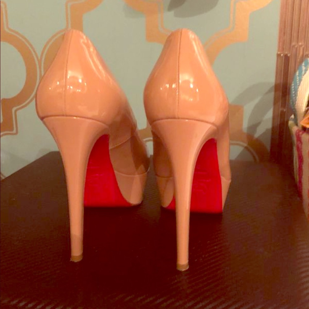 Christian LouBoutin Nude Platforms